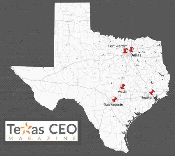 Texas Map TX CEO